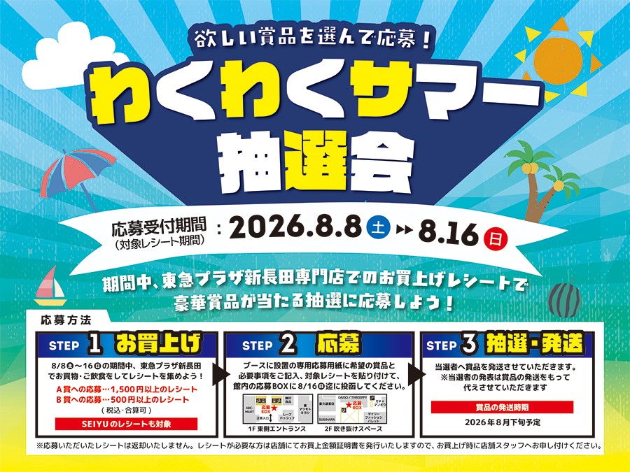 わくわくサマー抽選会